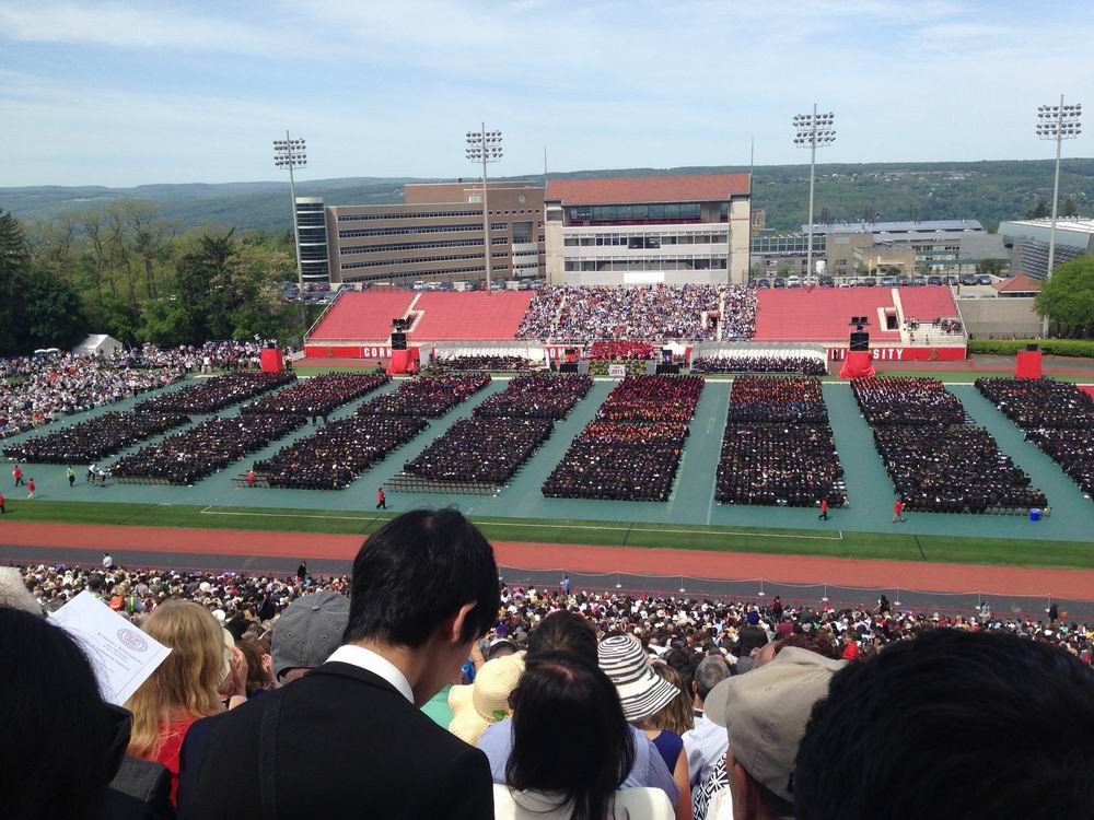 参加康奈尔大学2015年毕业典礼-韩老师